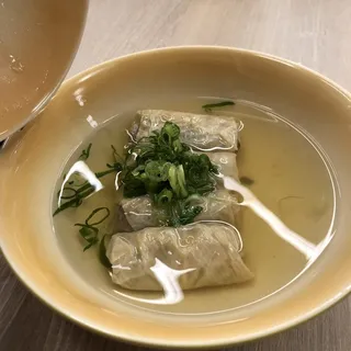 Crab & Cabbage Dumpling Wrapped in Beancurd Skin