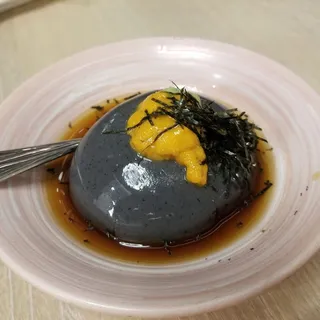 Homemade Black Sesame Tofu