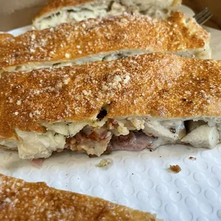 Chicken cordon blue calzone Large $18