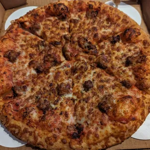 pizza, food