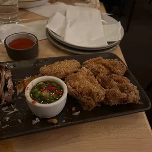 Crispy chicken wings