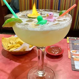 56oz House Lime Monster Margarita |Instagram @restaurant_aholic