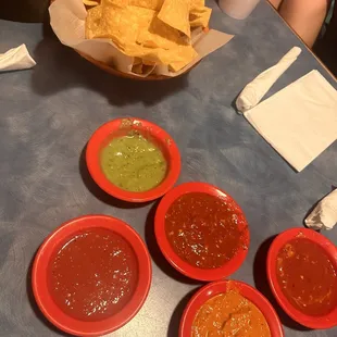Salsas are great!
