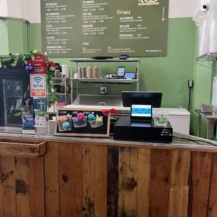 sushi and sashimi, interior