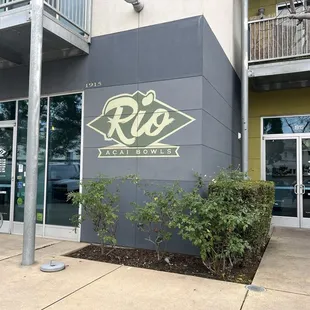 outside