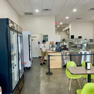 sushi and sashimi, interior