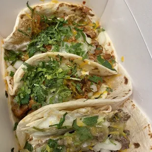 Breakfast Tacos. Delicious