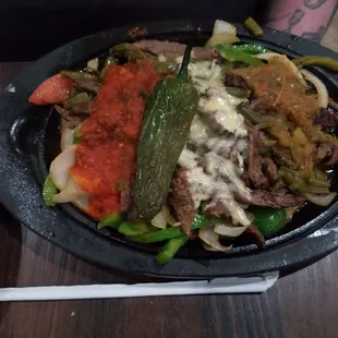 Carne asada nopalitas
