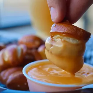 Pretzel Bites - with beer cheese