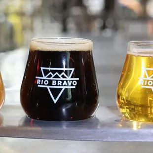 New to craft beer or not sure what you like then a flight is your best option.