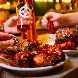 Several types of sauce for wings to fit every pallet