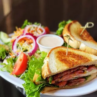 BLT and side salad