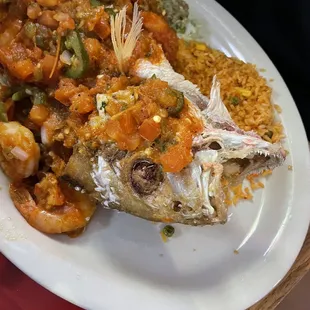 a plate of food