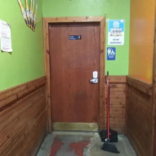 The floor is worn out and the bathrooms were locked. You have to ask them for the code. I didn&apos;t want too. So, I left.