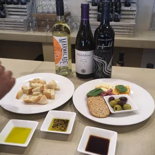 My tastings they have seven olive oils and five wines