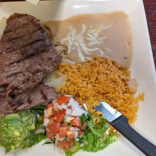 Carne Asada Plate