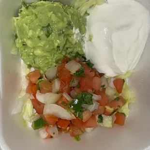 Beef and Chicken Combo Fajita setup plate