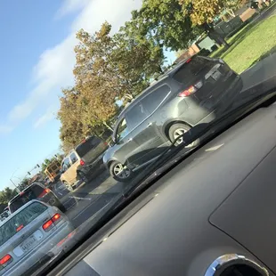 Inconsiderate parents dropping kids off in the bus loading zone. So annoying.