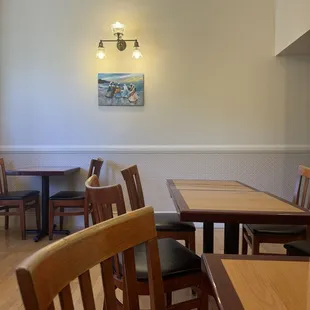 A new seating area opened up