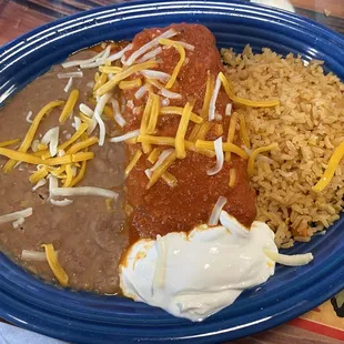 Chimichanga (lunch special)