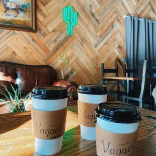 Matcha latte , Horchata Latte, Matchmaker Latte