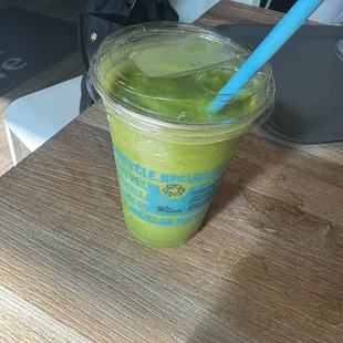 I got the Detox Green smoothie and added protein and a banana! So refreshing, filling, and delicious!!!