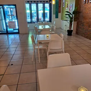 the interior of the restaurant