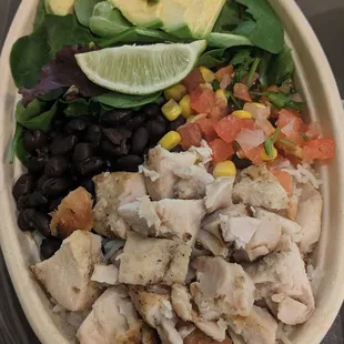 Rio grilled chicken bowl