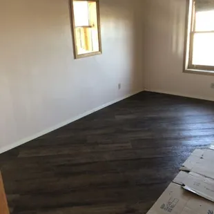 New flooring