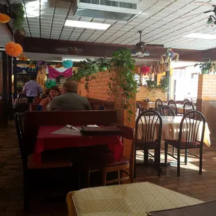 people sitting at tables