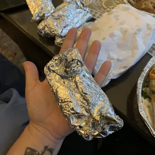 Your tiny little 3.50 taco