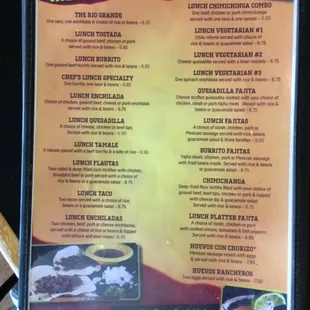 LUNCH EVERY DAY FROM 11am - 3pm