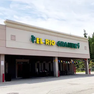 the exterior of the store