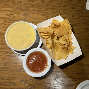 Queso, Chip and Salsa