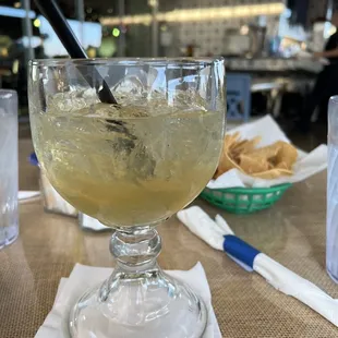 Cat piss colored margarita