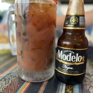 Michelada, very tasty.