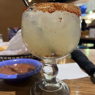 Skinny Margarita with Tajin