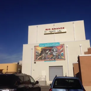 Stage door/loading seen from Water Street.