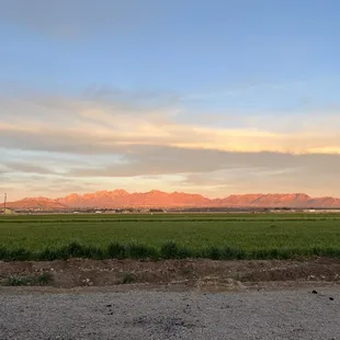 a view of the mountains