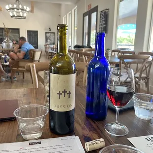 Mission red wine, chilled!