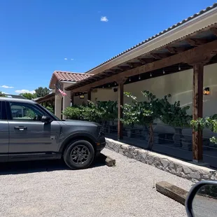 Front entryway, Rio Grande Vineyard, and Winery, Las Cruces, New Mexico, June 2, 2023