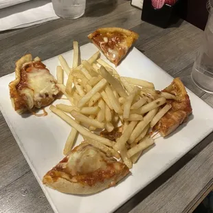 Kids cheese pizza