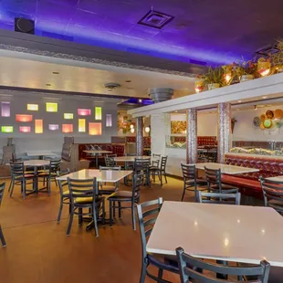 the interior of a restaurant