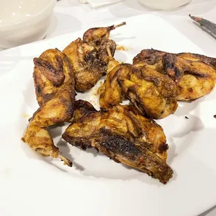 chicken wings and fried chicken, food