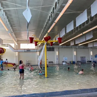 The red bucket water dump.