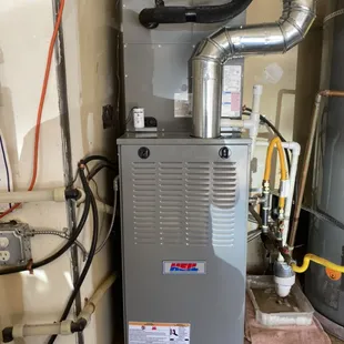 New furnace and evaporator coil