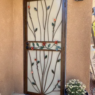 Custom Hand Painted Security Door