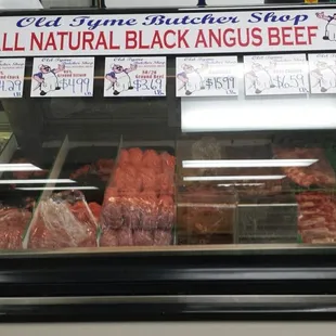 Burger &amp; beef ribs.