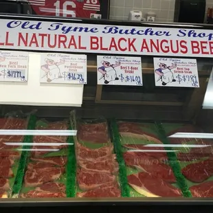 Steaks!! 'Nuf said, since it is summer grilling season.