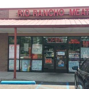 Facade facing onto Southern Blvd, between the hardware store &amp; Dairy Queen.